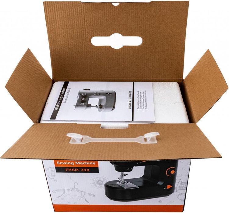 QVC Немска Мини шевна машина, компактна и удобна за домашна употреба