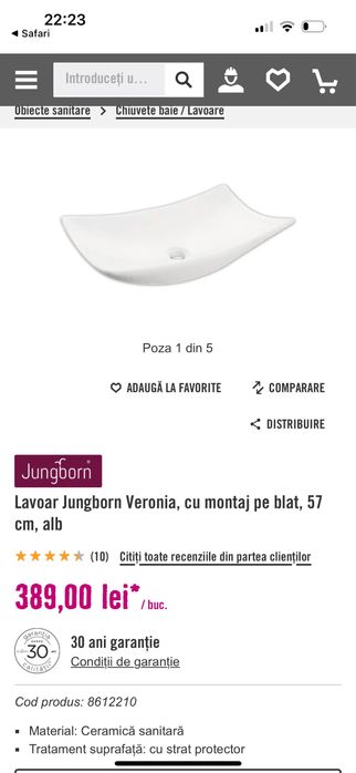 Lavoar ceramic model