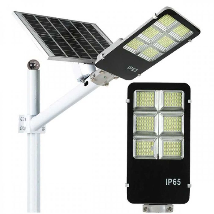 Lampa Incarcare Solara 100w 200W 300W 400w Telecomanda Suport Stalp