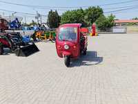 Triciclu electric,bena si cabina,cargo 500 kg, motor 3900 W,CIV/COC