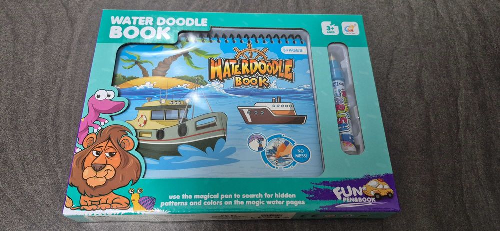 Carte de colorat cu apa / Water coloring book for kids