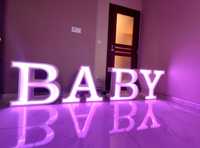 Baby shower ,светещи надписи за различни поводи,цифри .Под наем!