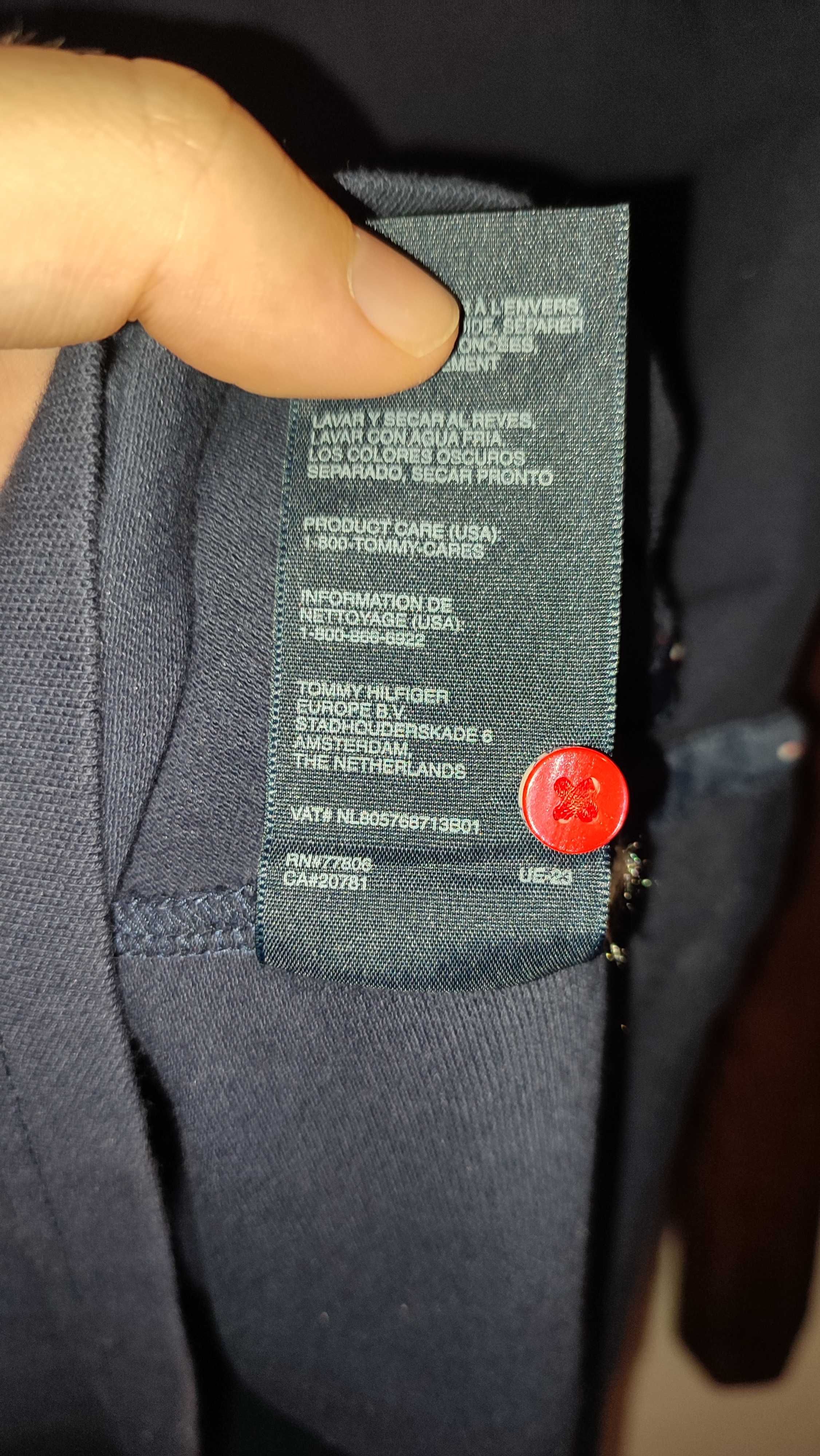 Тениска Tommy Hilfiger embroidered Blue/Red, size XL