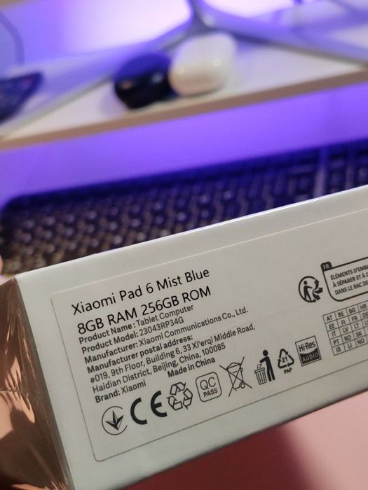 Xiaomi Pad 6 Mist Blue 8/256gb
