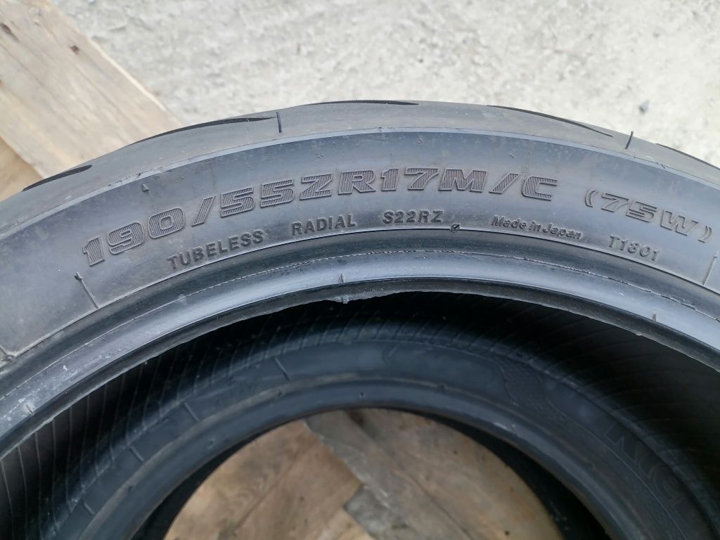 190 55 ZR 17  BRIDGESTONE ДОТ 3320