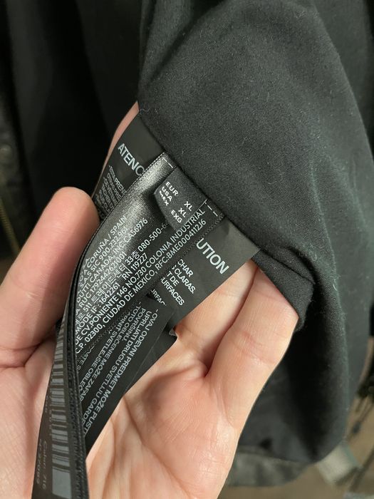 geaca piele Massimo Dutti