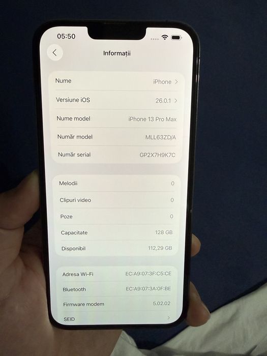 Iphone 13 pro max 128 gb