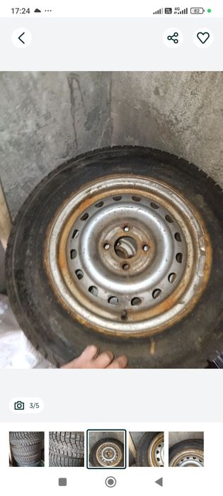 Продам комплект резины с дисками