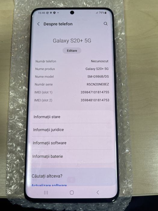 Samsung Galaxy S20 Plus 5G 128GB Black ID-mdg812