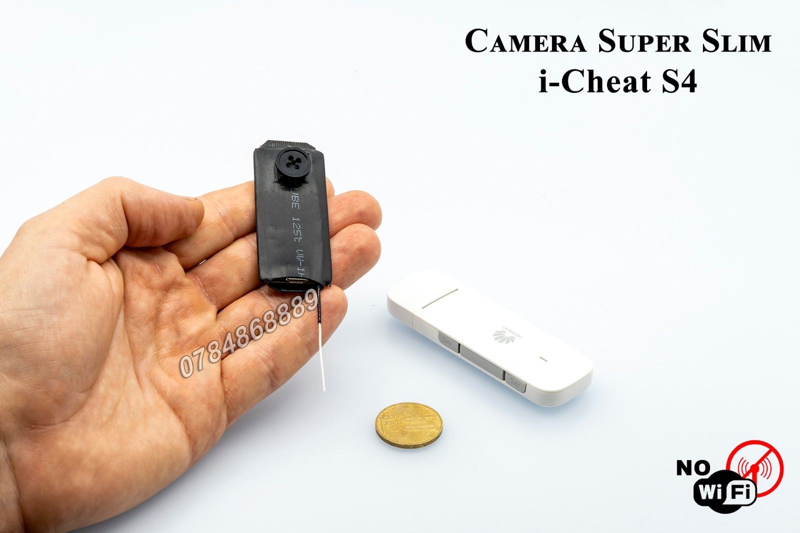 ICheat S4 Casca de copiat cu Camera 100% Nedetectabila Fără RouterWifi