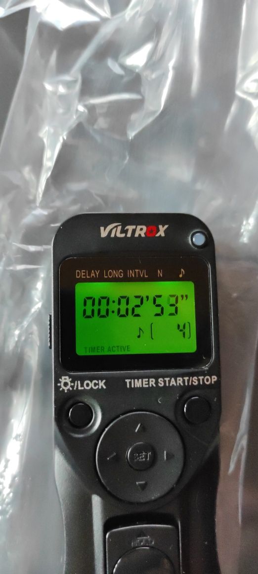 Viltrox интервалометър за Nikon, Canon, Sony