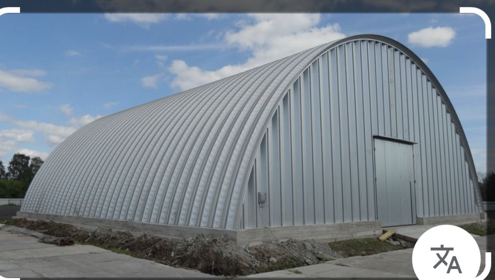 Бескаркасный ангар