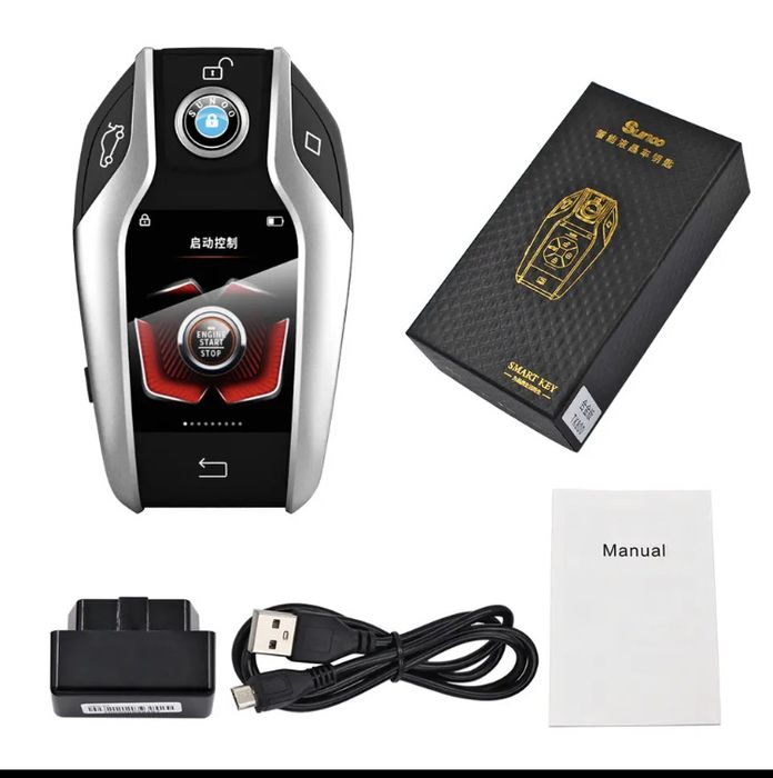 Cheie smart TK800 OBD LCD BMW Keyless