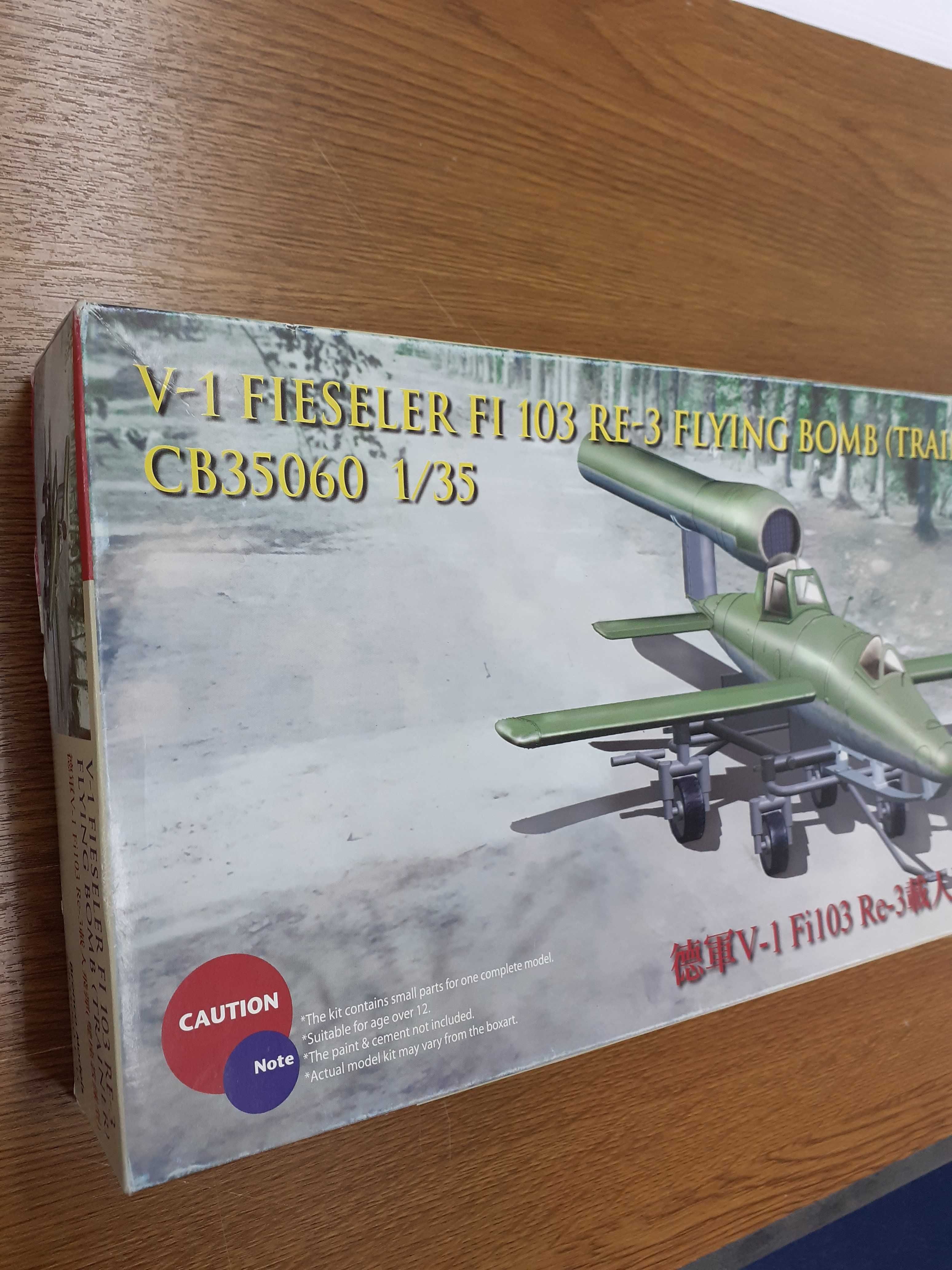 V-1 Fieseler Fi 103 Re-3 Flying Bomb, macheta WW2, scara 1/35