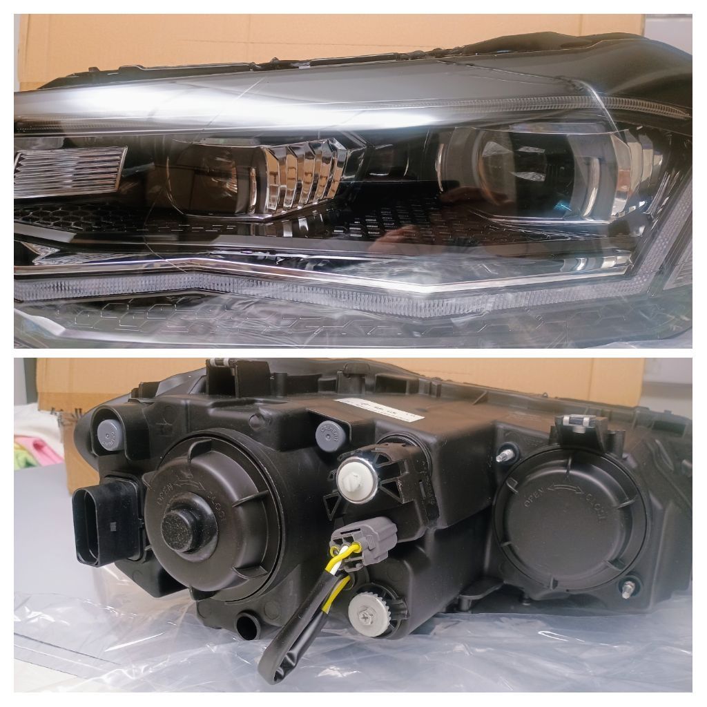 VW Polo MK6 2016-21 фарове с LED дневни светлини и динамични мигачи