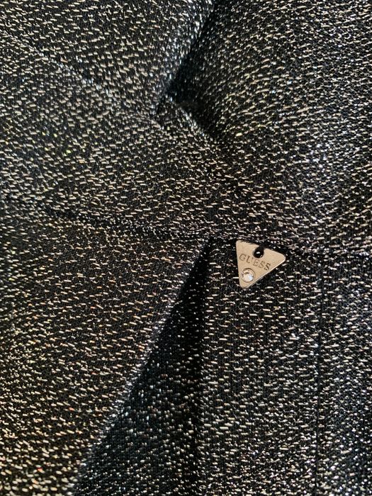 Rochie argintie, scurta, guess , originala.