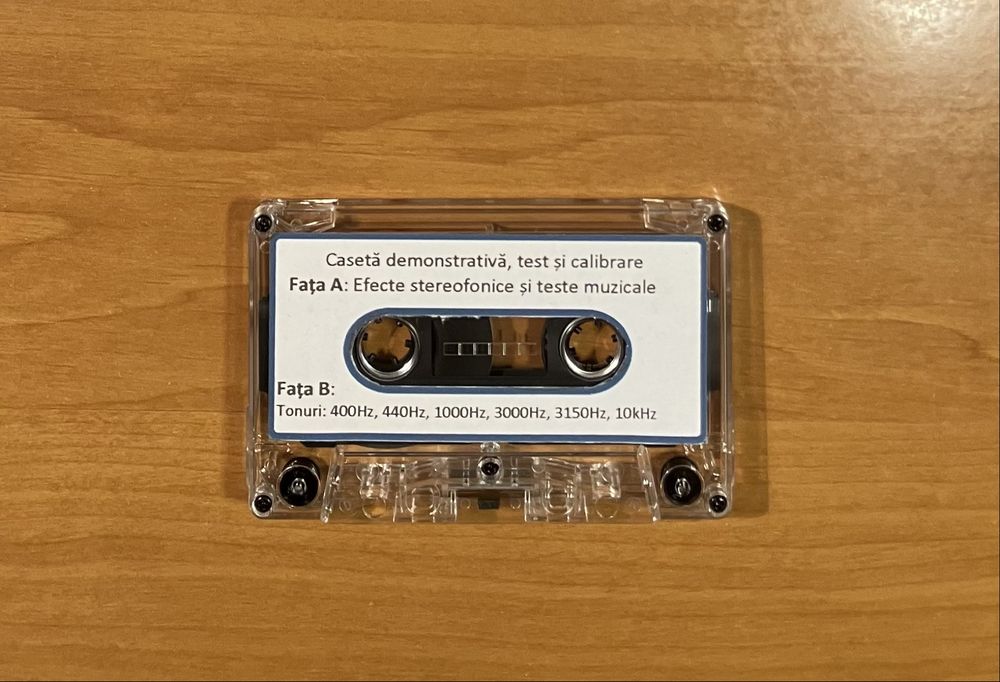 Caseta test calibrare demonstrativă