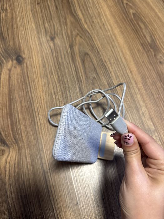 Incarcator wireless - charging pad bamboo and textile