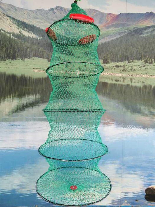 Живарник с поплавъци за риболов от лодка ,120х46см