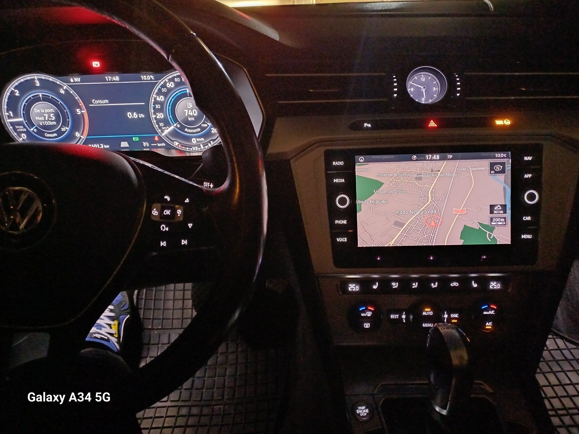Wolkswagen passat automat 2018 digital cockpit