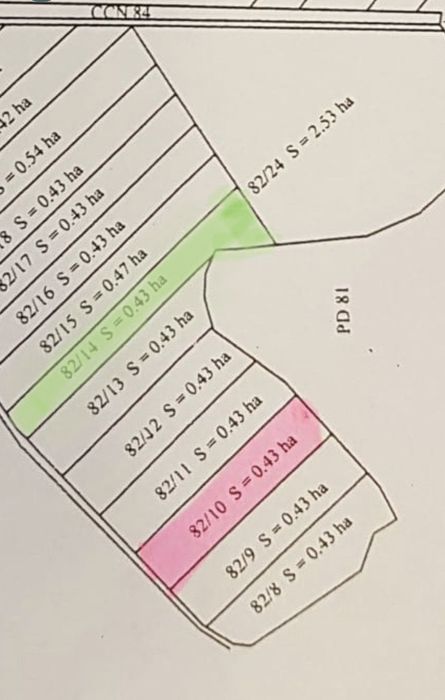 Sampetru Lempes 43:oo .m. Lempes. Proprietate langa padurea Lempes