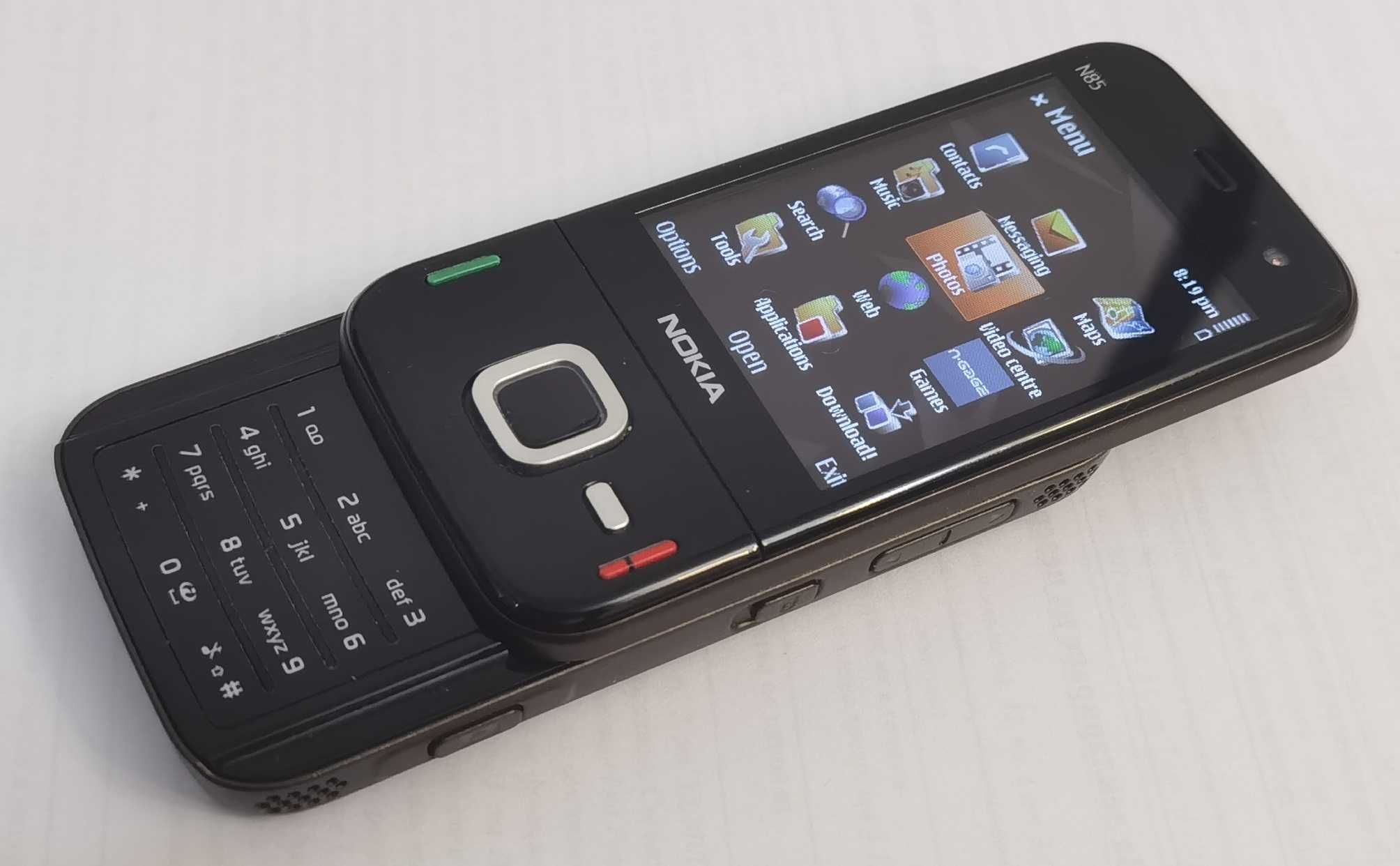 Nokia N85 5.0MP/Wi-Fi/GPS/FM Transmiter Symbian като нов, на 0 минути