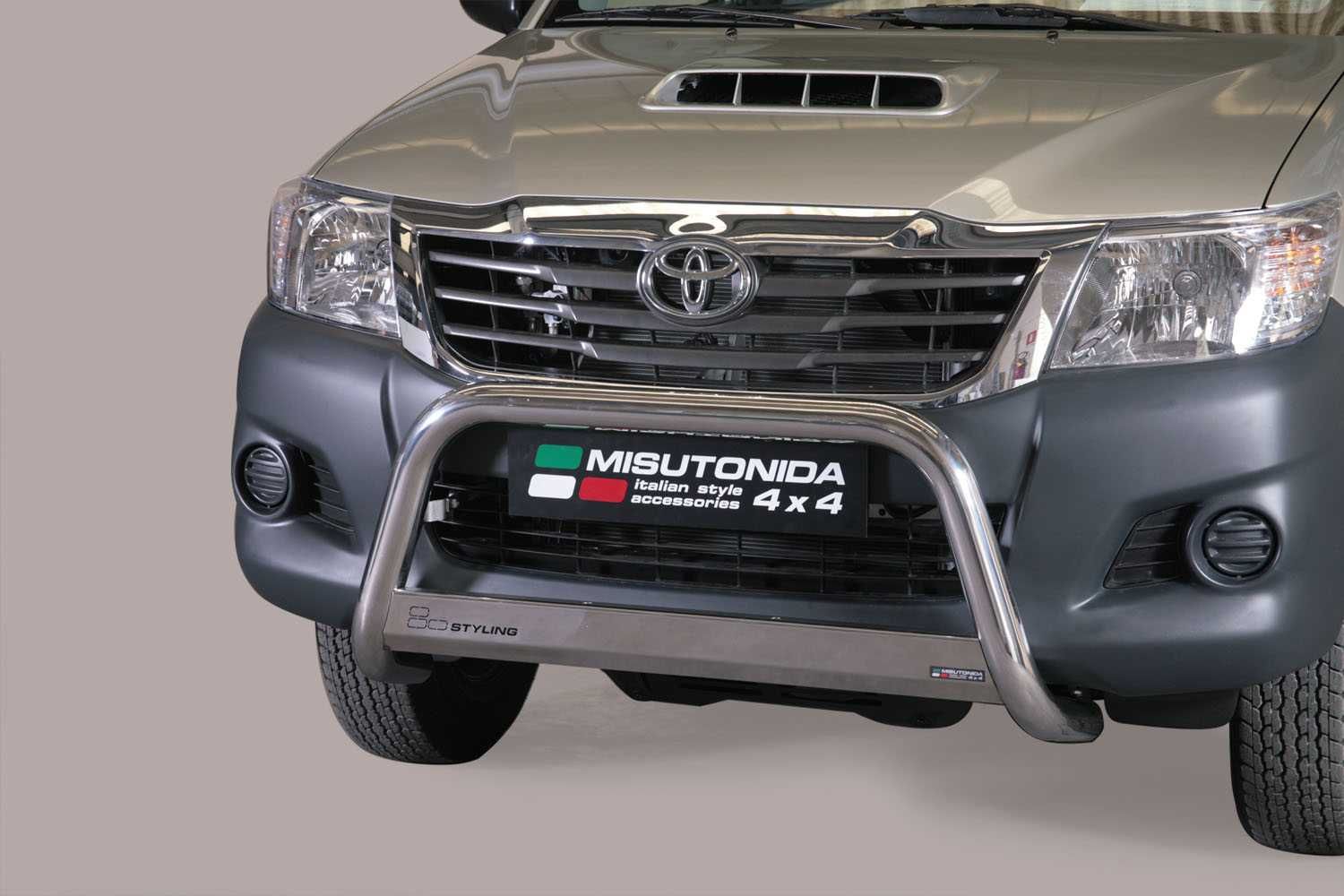 Bullbar Toyota Hilux cu omologare pentru circulatie pe drum public