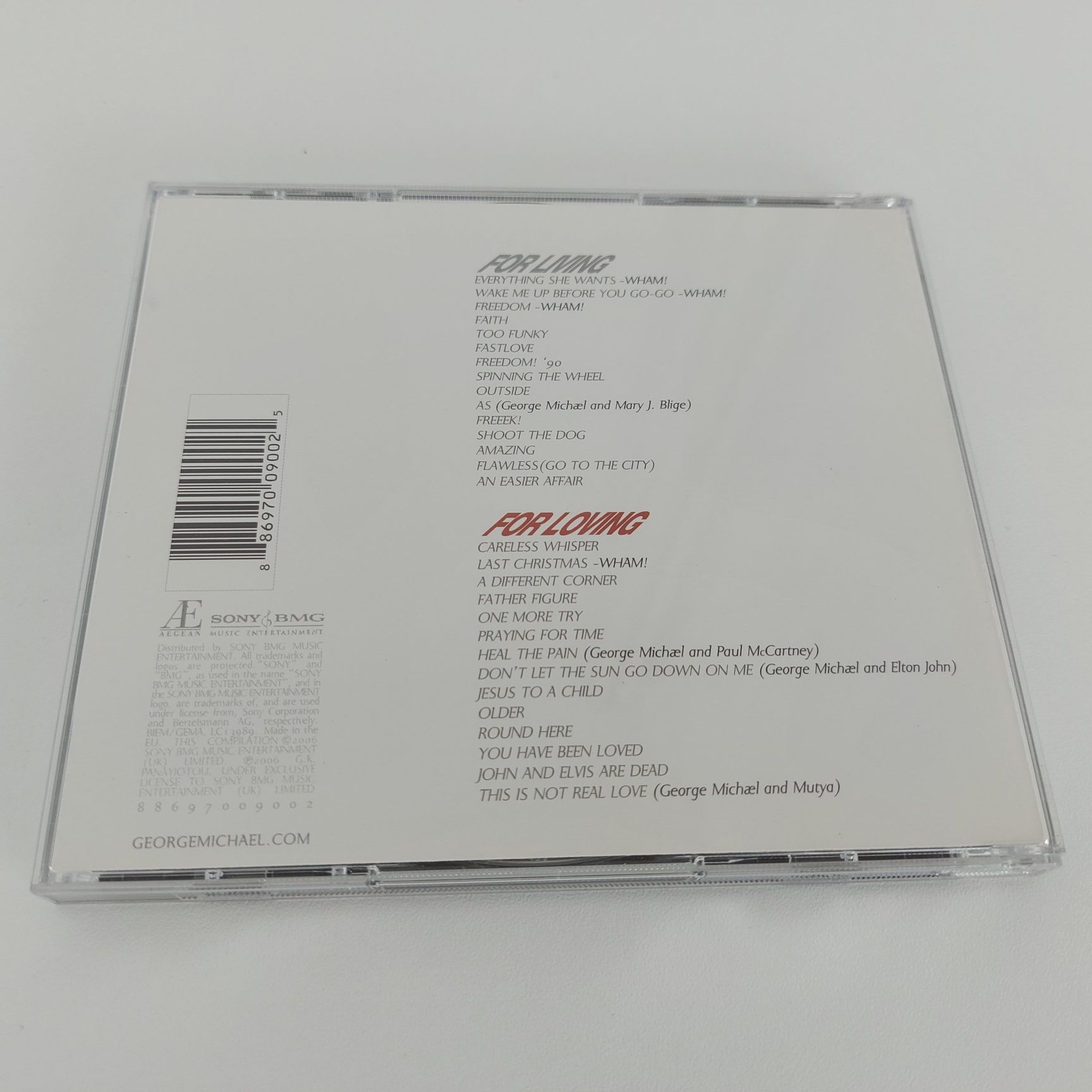 George Michael - Twenty Five - Audio 2 CD's