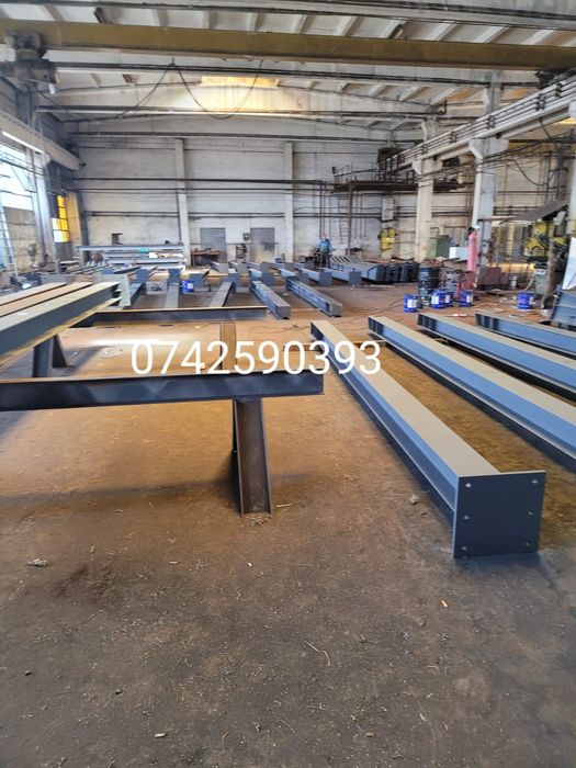 Vand hale structura metalică 15x40 și 12x30