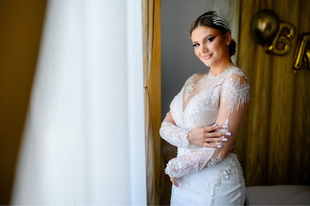 Rochie mireasa cusuta manual