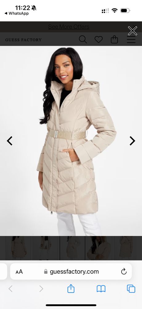 Куртка GUESS S (утиный пух)