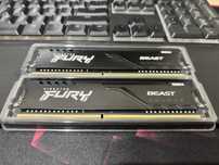 RAM Kingston Fury Beast 16 GB (2×8 GB) DDR4-3200 MHz CL16