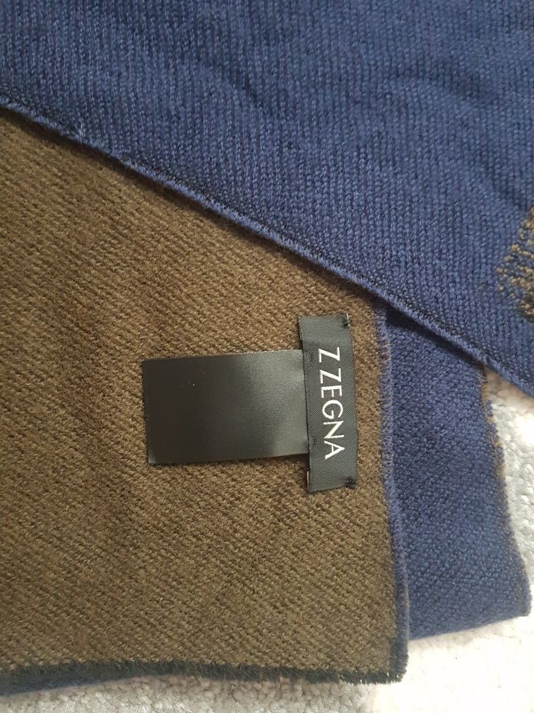 Fular barbati ZEGNA din lana, original