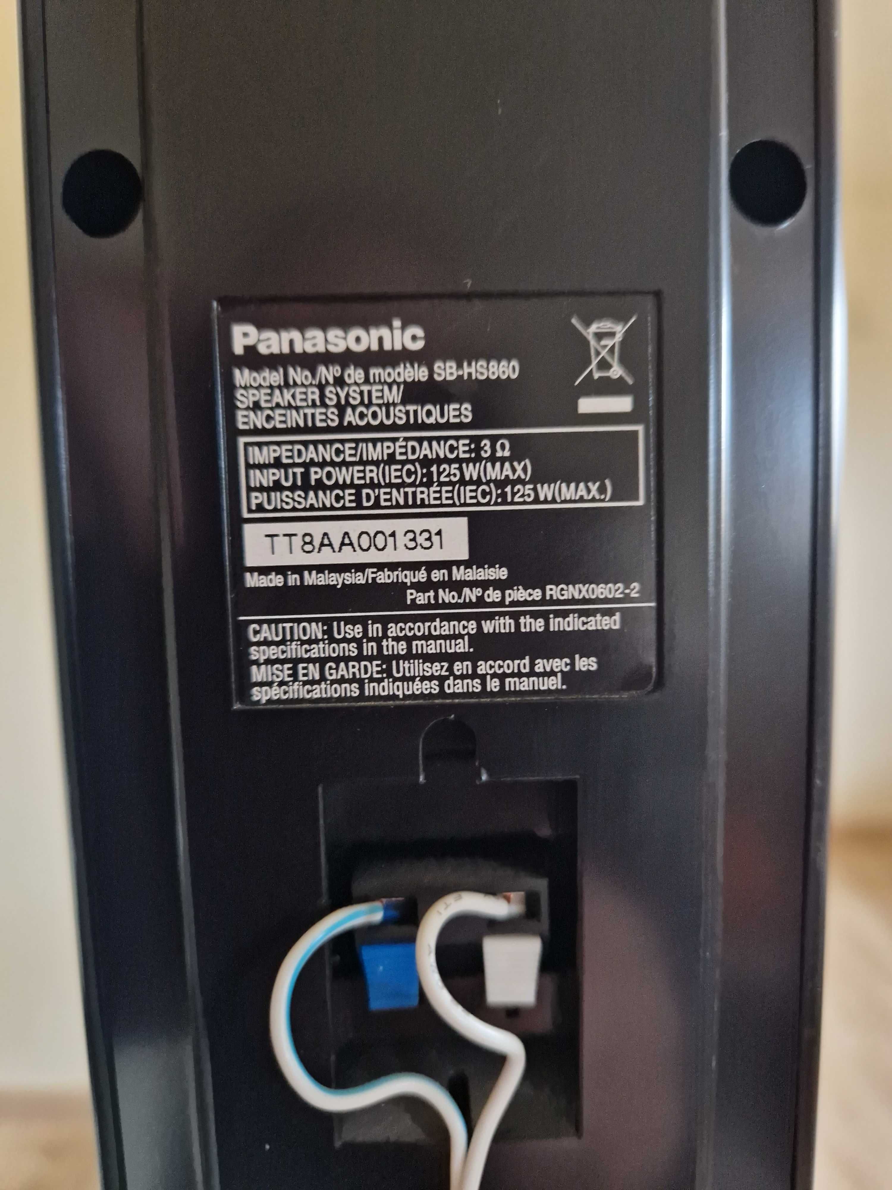 Sistem audio panasonic 5.1, 1000W