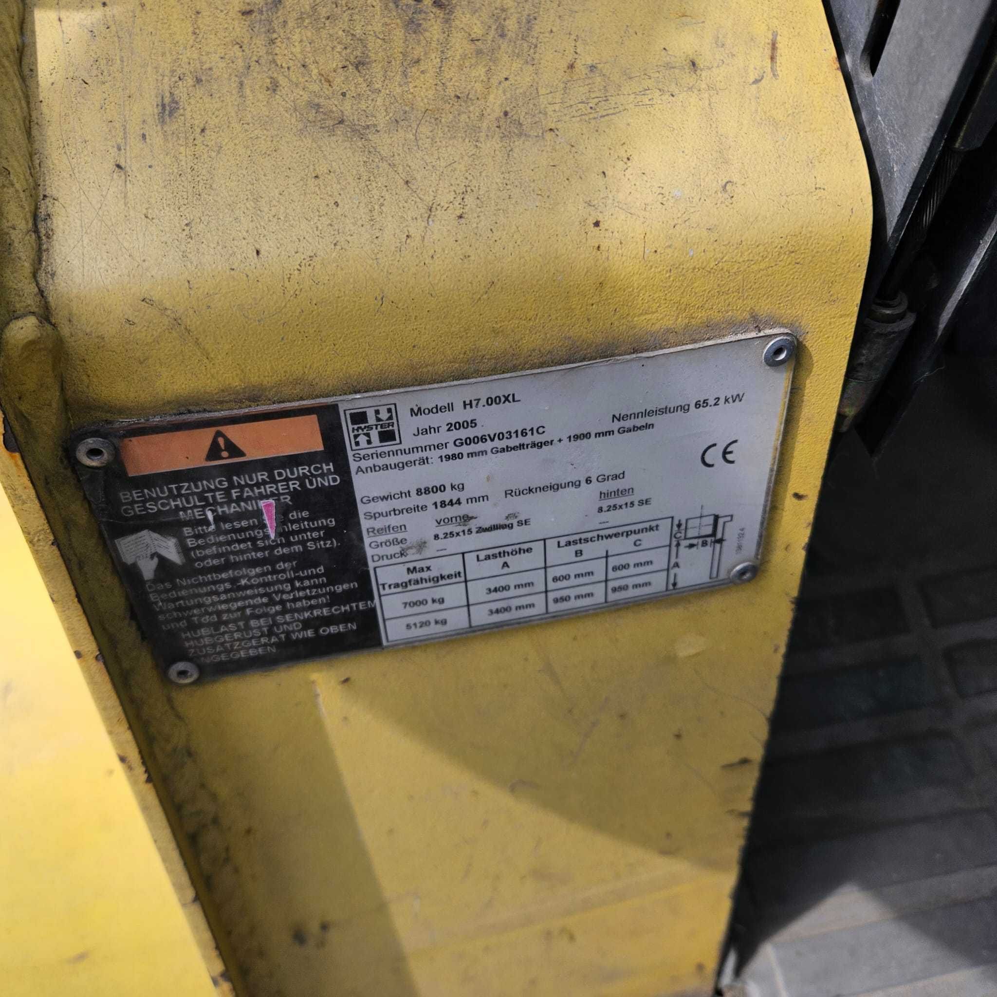 Stivuitor Hyster 7 tone