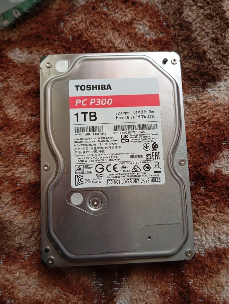 HDD от Toshiba на 1Т