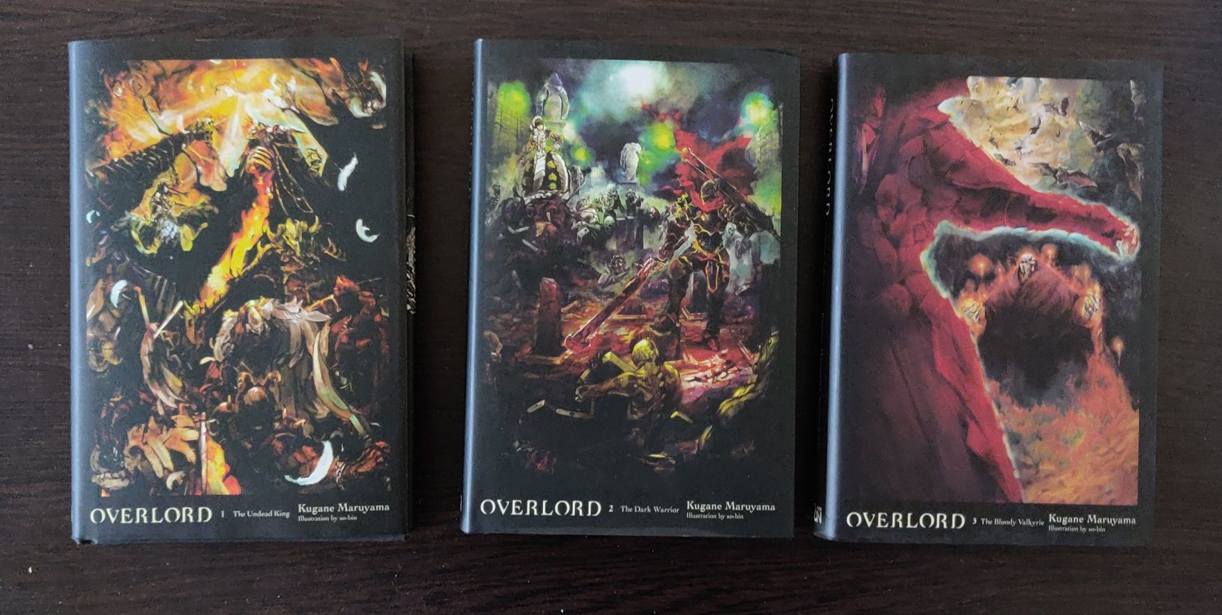 Overlord (hardcover) light novel vol 1, vol 2, vol 3 noi