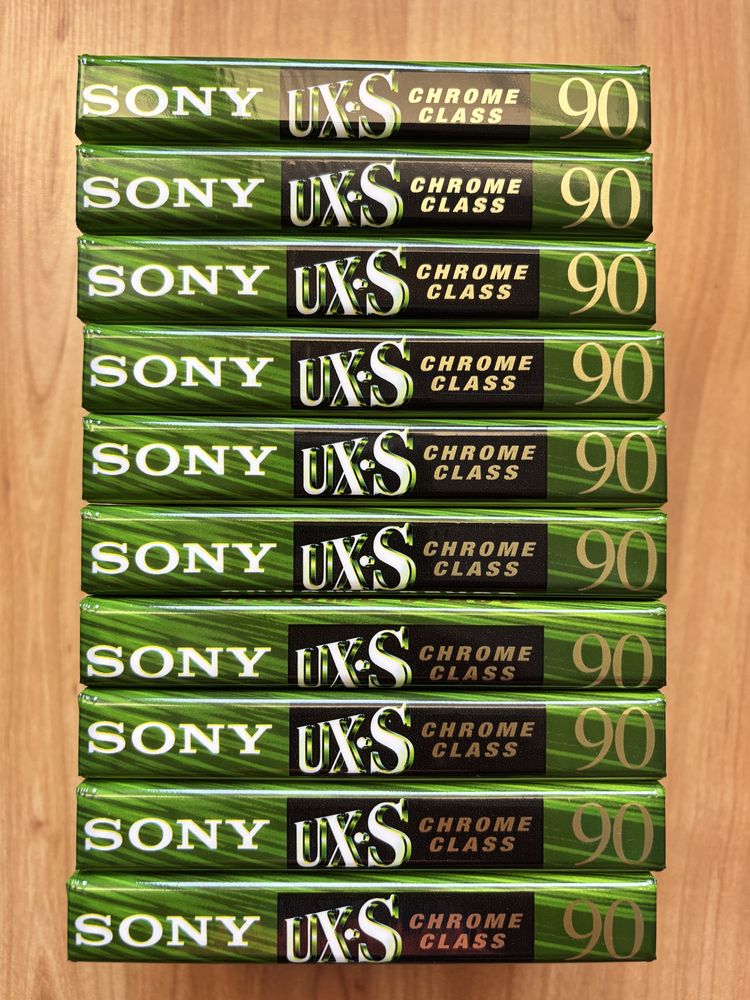 Lot 10 casete audio Sony UX-S 90 min