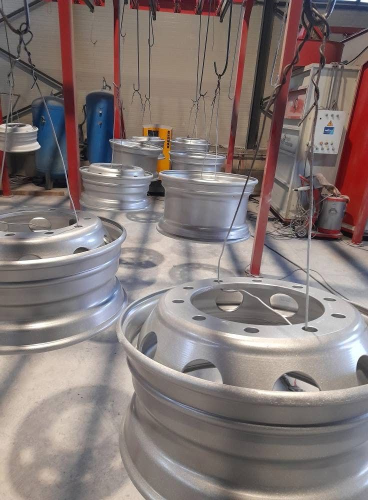 Debitare Laser Plasma, Sablare, vopsire în Câmp electrostatic