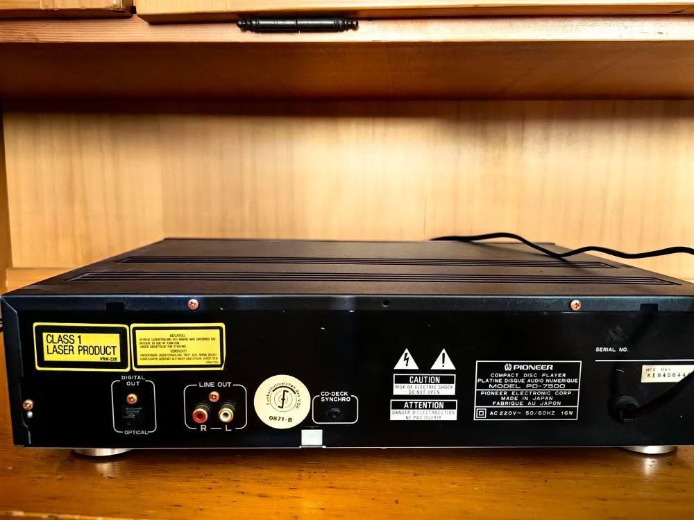 Cd-player Pioneer PD 7500