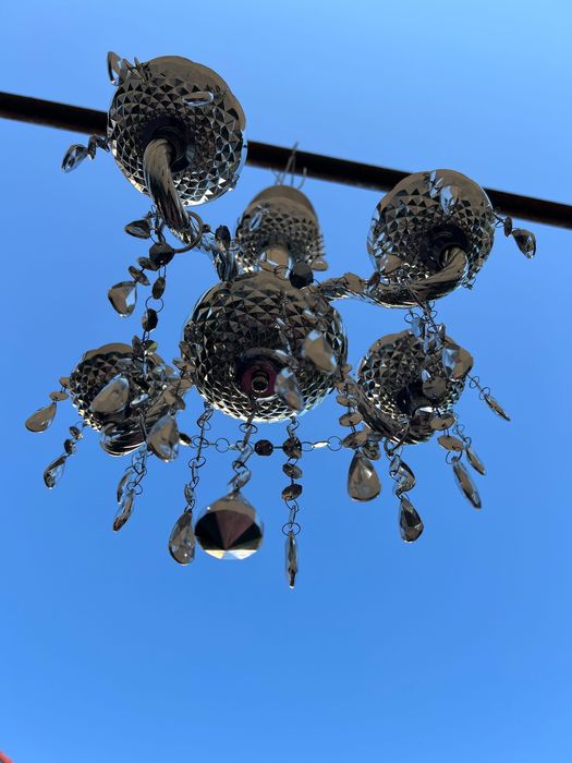 Candelabru argintiu