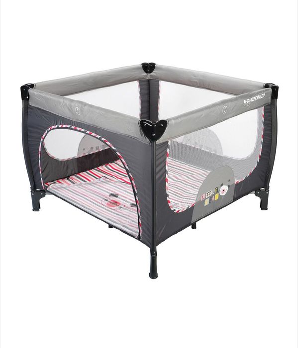 Tarc bebe de joaca Wunderkid Play, Gri/Roz