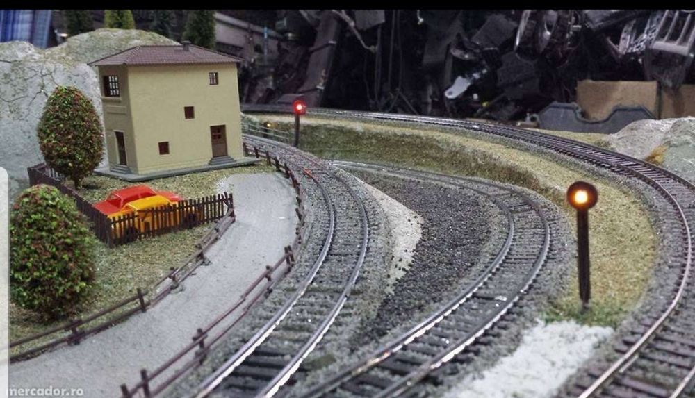 Macheta diorama tren