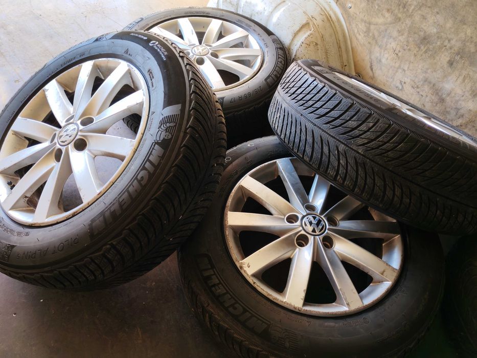 jante r16  VW Corvara 5G0071496A  T-ROC /215 65r17 tiguan michelin ms