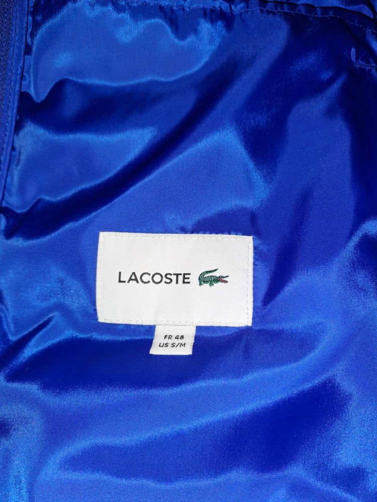 Lacoste quilted royal blue gilet! 100%authentic!!!