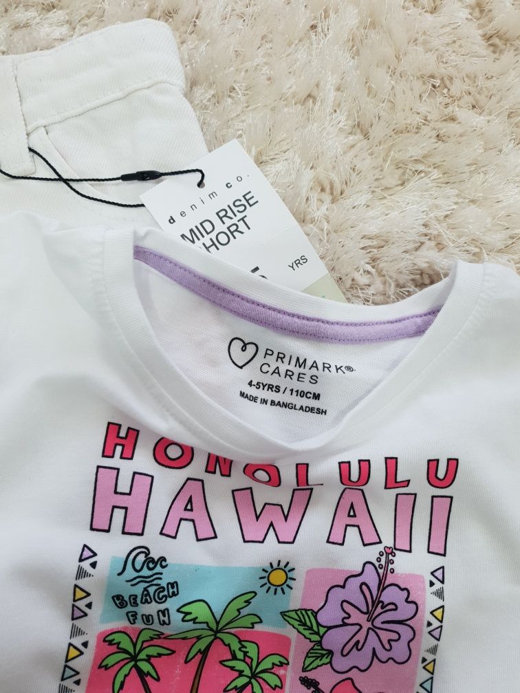 Set fete Primark (pantaloni blugi si tricou)