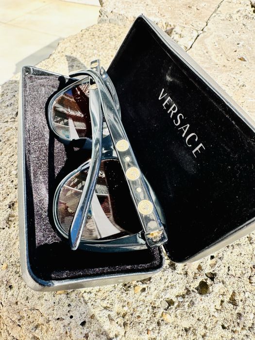 Ochelari dama Versace Butterfly originali 100% !   + toc piele !