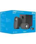 Boxe Logitech Z407, 2.1, 80w, Bluetooth, Negru