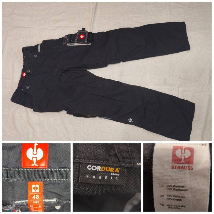 Pantaloni Engelbert Strauss Cordura mărimea 48 șantier salopetă
