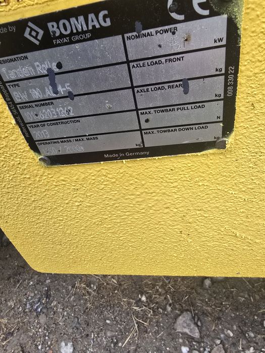 Bomag bw100 ad5 2013 cilindru compactor
